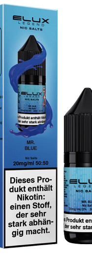 ELUX Liquid Nikotinsalz - Blueberry Bubblegum - 10ml - 10mg Nikotin