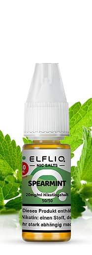 Elfbar ELFLIQ Liquid  Spearmint  10 mg Nikotin  10ml  Nikotinsalz -  Snuffland.de Online Shop
