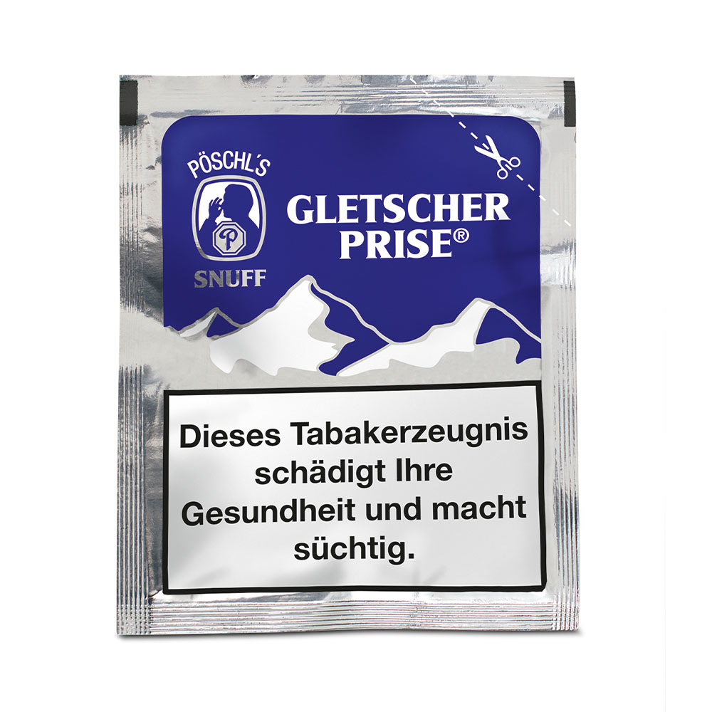 Pöschl Gletscherprise 10g Tüte Snuff Schnupftabak